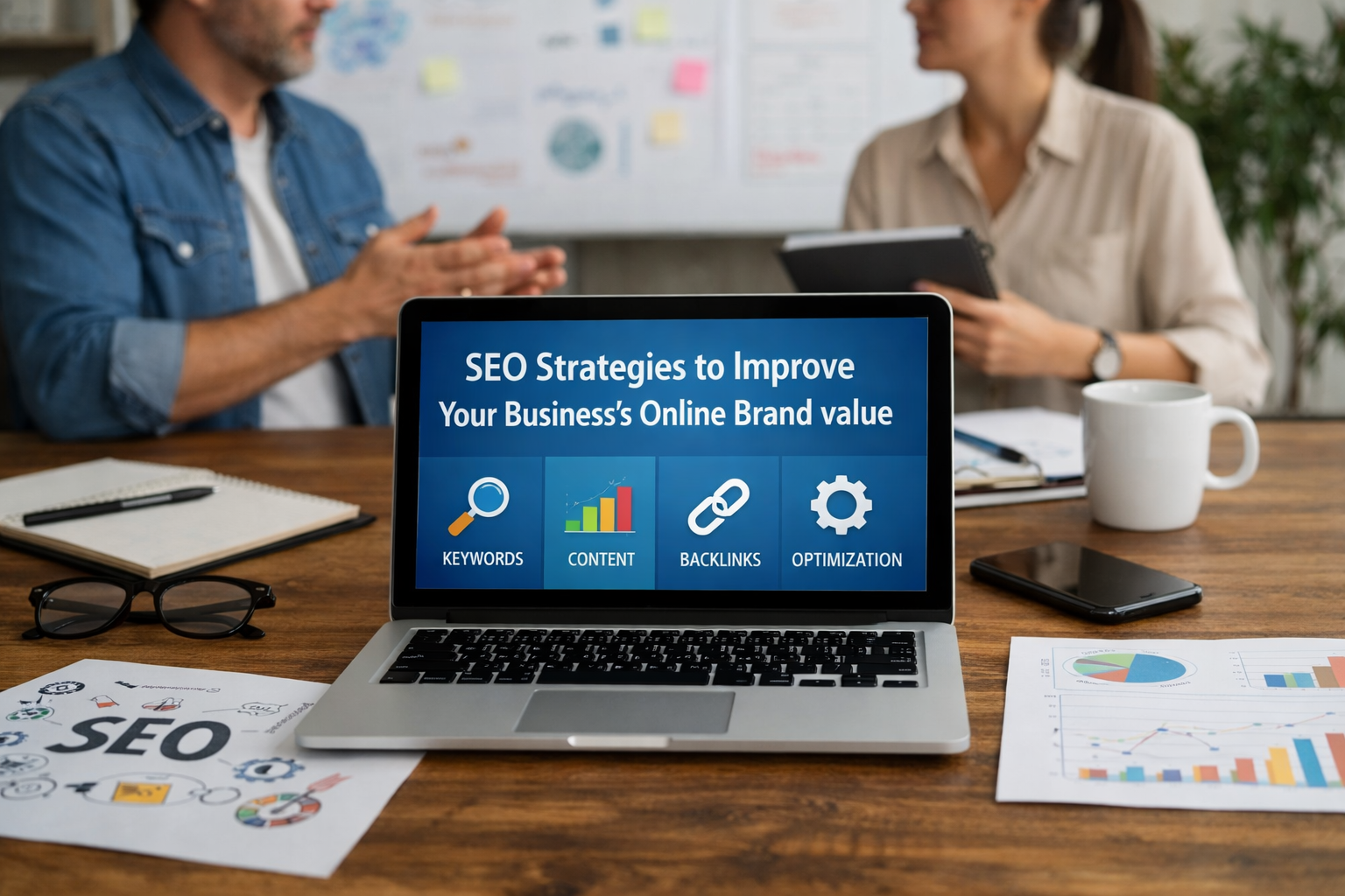 search best SEO strategies to improve business online brand value.